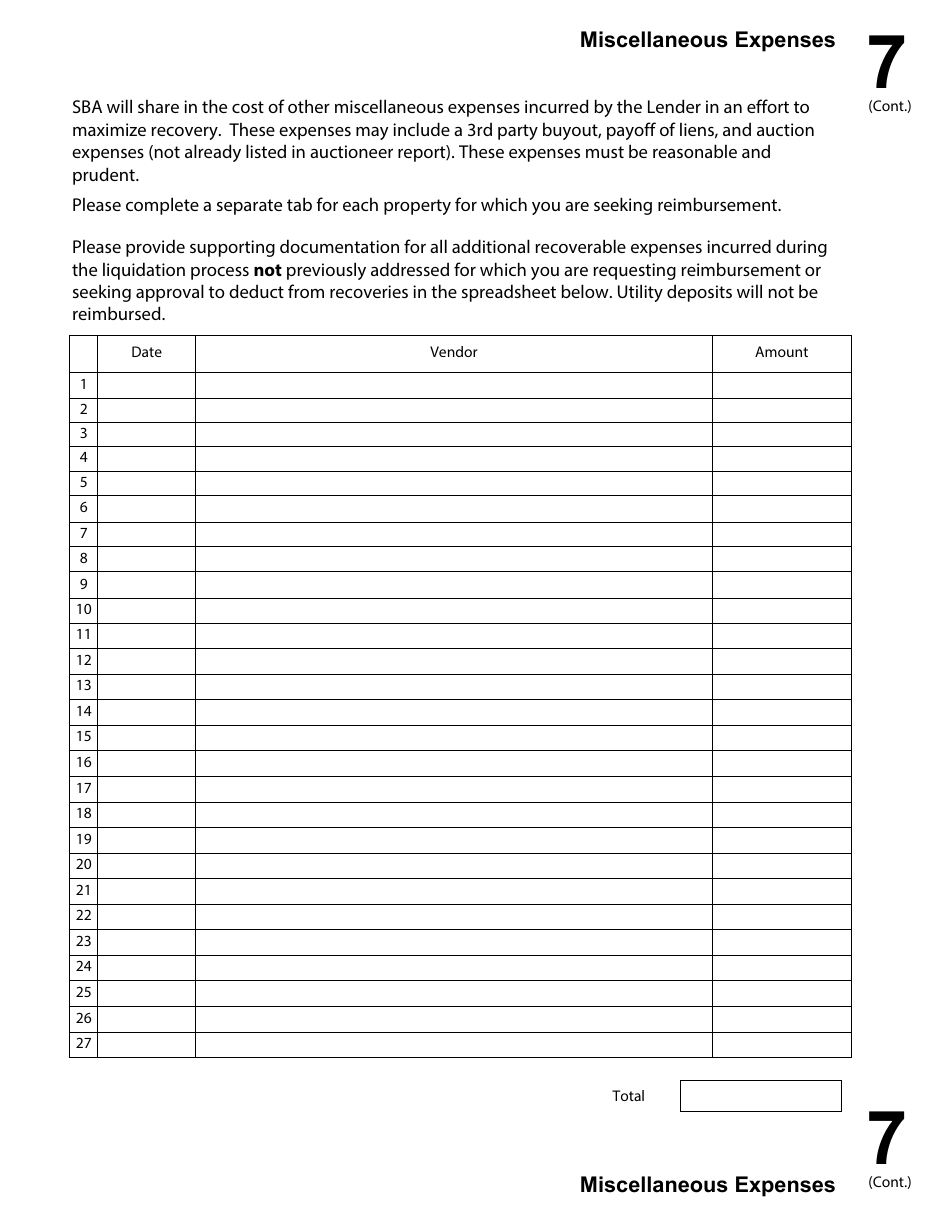 Care and Preservation of Collateral (CPC) Tabs, Page 11