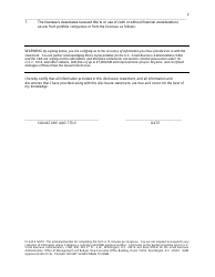SBA Form 856A Disclosure Statement - Non-leveraged Licensees, Page 2