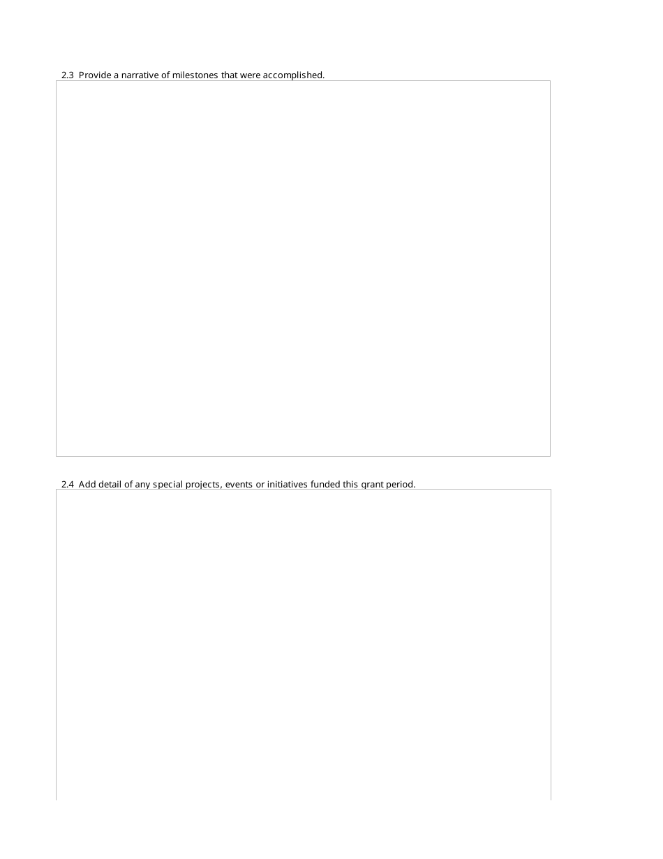 Template for Microloan Program Technical Assistance Narrative Report, Page 5