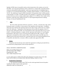 SBA Form 750CA Addendum to Loan Guaranty Agreement for Delegated Lenders - Community Advantage Pilot Program, Page 3