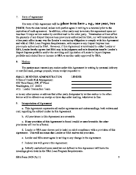 SBA Form 2426 Supplemental Loan Agreement - Export Express Program, Page 3