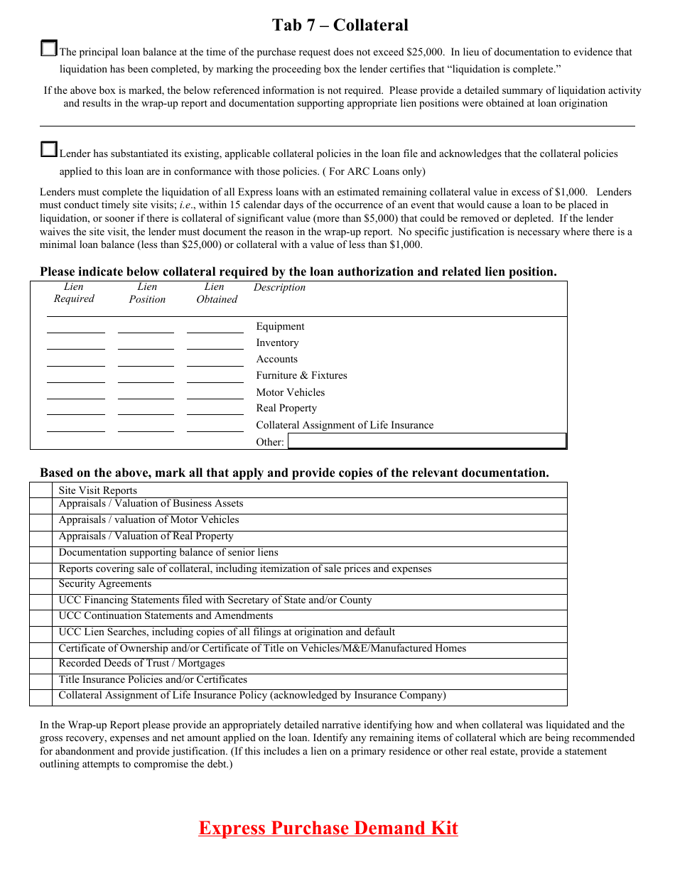 Express Purchase Demand Kit, Page 13