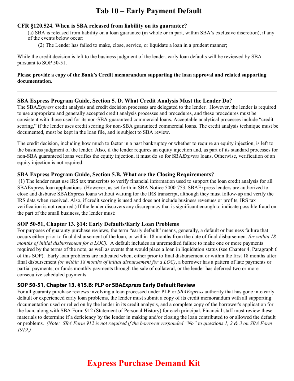 Express Purchase Demand Kit, Page 16