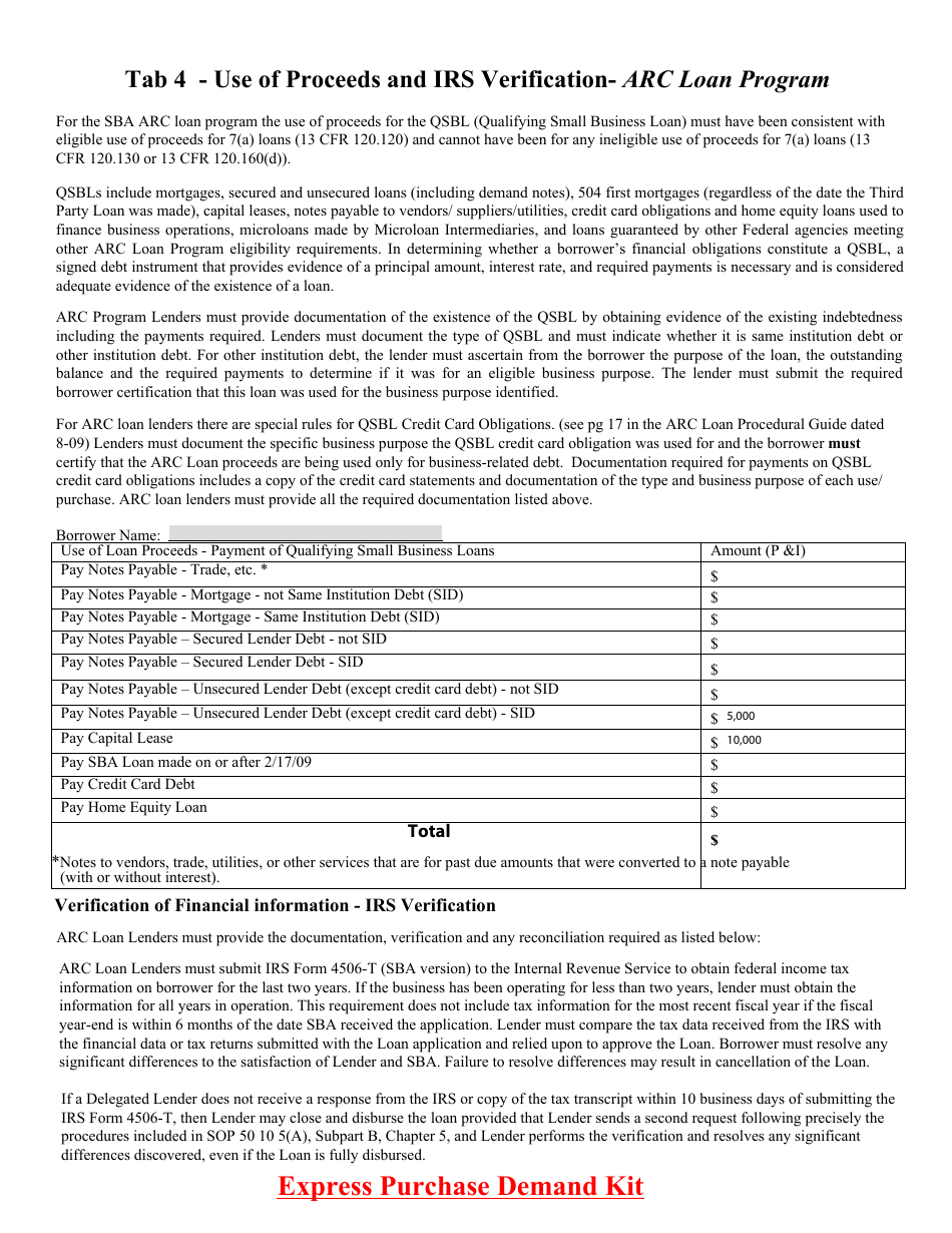 Express Purchase Demand Kit, Page 8