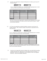 SBA Form 2417 Application for Selection - Intermediary Lending Pilot (ILP) Program, Page 10