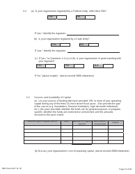 SBA Form 2417 Application for Selection - Intermediary Lending Pilot (ILP) Program, Page 14