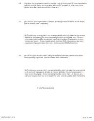 SBA Form 2417 Application for Selection - Intermediary Lending Pilot (ILP) Program, Page 15