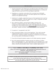 SBA Form 2417 Application for Selection - Intermediary Lending Pilot (ILP) Program, Page 3