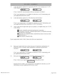 SBA Form 2417 Application for Selection - Intermediary Lending Pilot (ILP) Program, Page 5