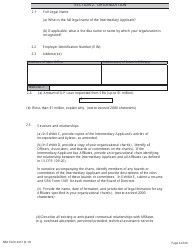SBA Form 2417 Application for Selection - Intermediary Lending Pilot (ILP) Program, Page 6
