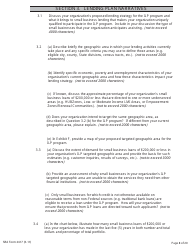 SBA Form 2417 Application for Selection - Intermediary Lending Pilot (ILP) Program, Page 8