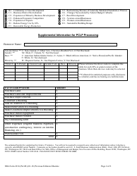 SBA Form 2234 Part B Supplemental Information for Premier Certified Lender Program (PCLP) Processing, Page 2