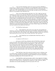 SBA Form 2287 Third Party Lender Agreement, Page 4