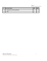 SBA Form 2286 504 Debenture Closing Checklist, Page 3
