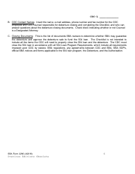 SBA Form 2286 504 Debenture Closing Checklist, Page 6