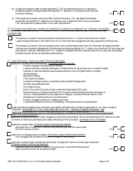 SBA Form 2234 (PART C) Eligibility Information Required for 504 Submission (PCLP), Page 2