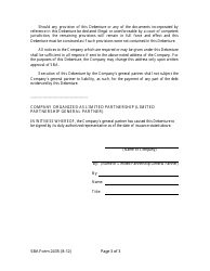 SBA Form 2435 Annex 2-A Early Stage Current Pay Debenture (Ten Year Current Pay Debenture), Page 4