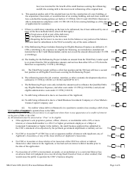 SBA Form 2450 504 Eligibility Checklist (Non-PCLP), Page 4