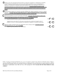SBA Form 2450 504 Eligibility Checklist (Non-PCLP), Page 6