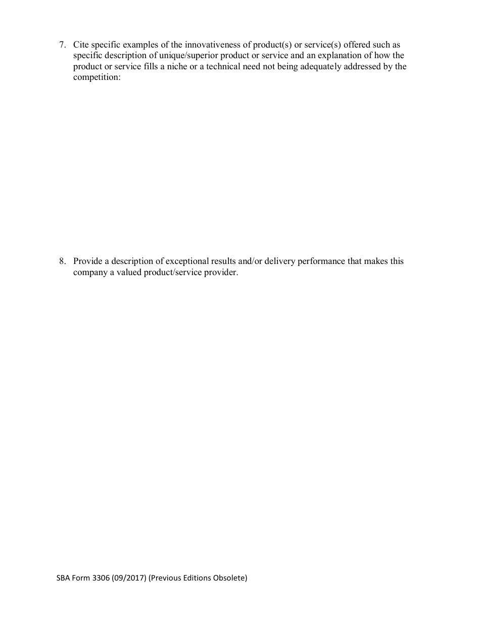 SBA Form 3306 Small Business Prime Contractor of the Year - National Small Business Week, Page 4
