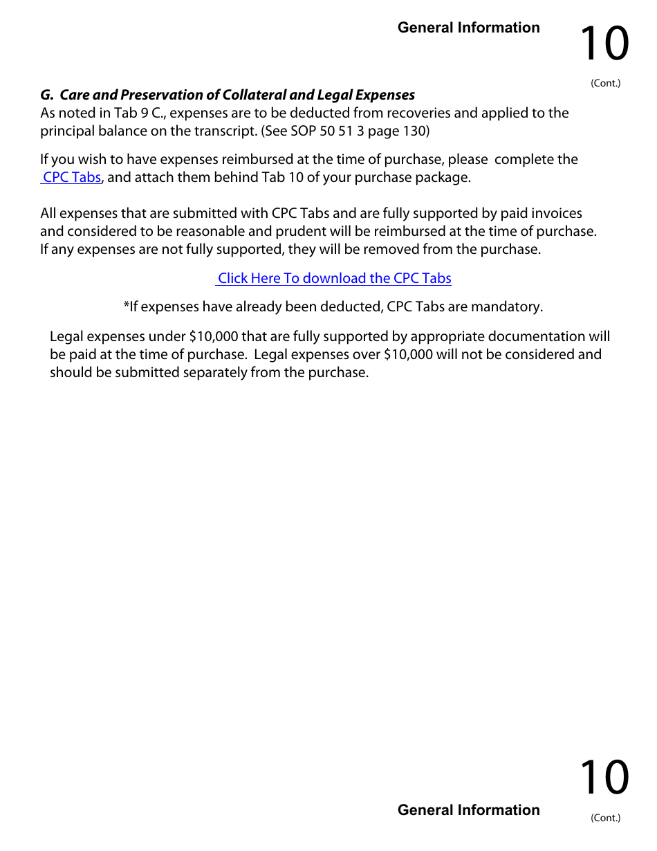 Regular 7(A) Guaranty Purchase Package Tabs, Page 17