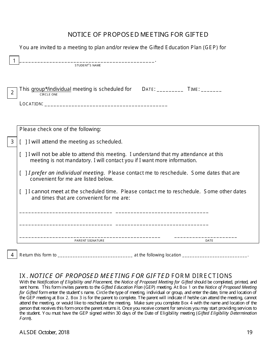 Gifted Referral  Eligiblity Process Packet - Alabama, Page 21