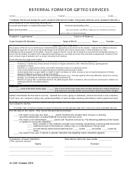 Gifted Referral &amp; Eligiblity Process Packet - Alabama, Page 28