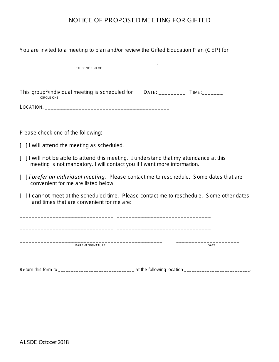 Gifted Referral  Eligiblity Process Packet - Alabama, Page 35