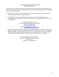 Provider Information Packet for Continuing Education and Pre-licensing Education - Kentucky, Page 10