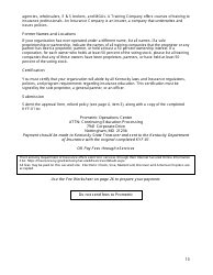 Provider Information Packet for Continuing Education and Pre-licensing Education - Kentucky, Page 12