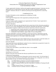 Provider Information Packet for Continuing Education and Pre-licensing Education - Kentucky, Page 14