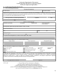 Provider Information Packet for Continuing Education and Pre-licensing Education - Kentucky, Page 16