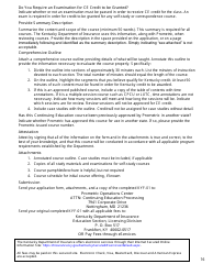 Provider Information Packet for Continuing Education and Pre-licensing Education - Kentucky, Page 18