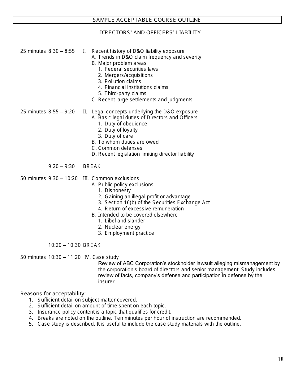 Provider Information Packet for Continuing Education and Pre-licensing Education - Kentucky, Page 20
