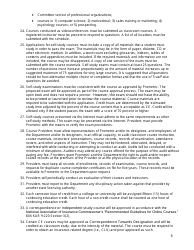 Provider Information Packet for Continuing Education and Pre-licensing Education - Kentucky, Page 8