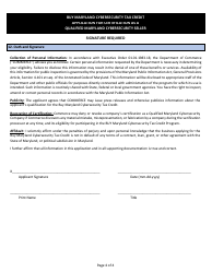 Qualified Maryland Cybersecurity Seller Application for Certification - Maryland, Page 4