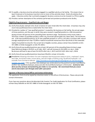 Application for Final Certification - Maryland Job Creation Tax Credit - Maryland, Page 5