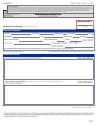 Form MCSA-5875 &quot;Medical Examination Report Form (For Commercial Driver Medical Certification)&quot;