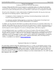 Form SSA-821-BK Work Activity Report - Employee, Page 10
