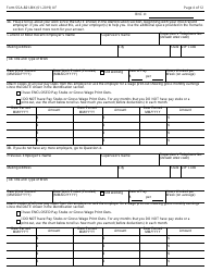 Form SSA-821-BK Work Activity Report - Employee, Page 4
