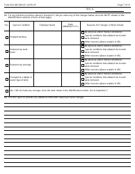 Form SSA-821-BK Work Activity Report - Employee, Page 7