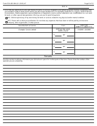 Form SSA-821-BK Work Activity Report - Employee, Page 8