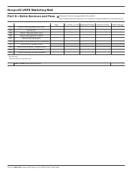 PS Form 3602-N1 Postage Statement - Nonprofit USPS Marketing Mail, Page 13