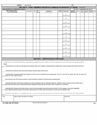 AF Form 1466 Request for Family Member&#039;s Medical and Education Clearance for Travel, Page 3