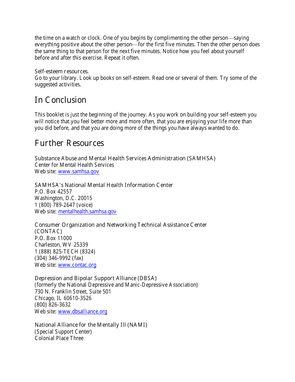 Building Self-esteem - a Self-help Guide (Sma-3715), Page 10