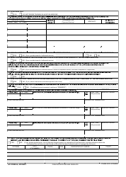 AF Form 24 Application for Appointment as Reserve of the Air Force or USAF Without Component, Page 2