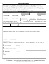 AF Form 978 Supervisor&#039;s Mishap Report