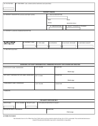 AF Form 978 Supervisor&#039;s Mishap Report, Page 2