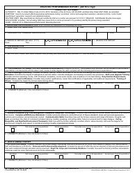 AF Form 910 &quot;Enlisted Performance Report (AB Thru TSGT)&quot;