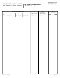 CBP Form 7501 Entry Summary With Continuation Sheets, Page 2